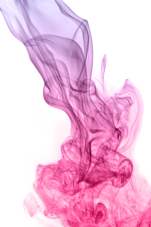 Abstract pink smoke