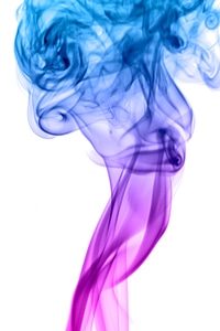 Blue and purple smoke background photo