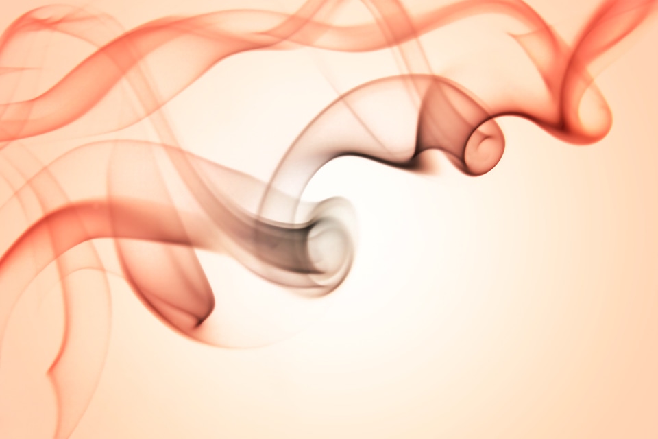 Red Soft Smoke Background