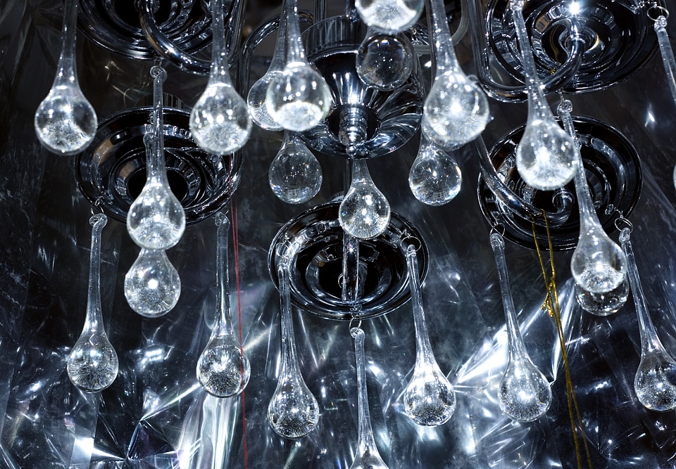 Abstract glass background