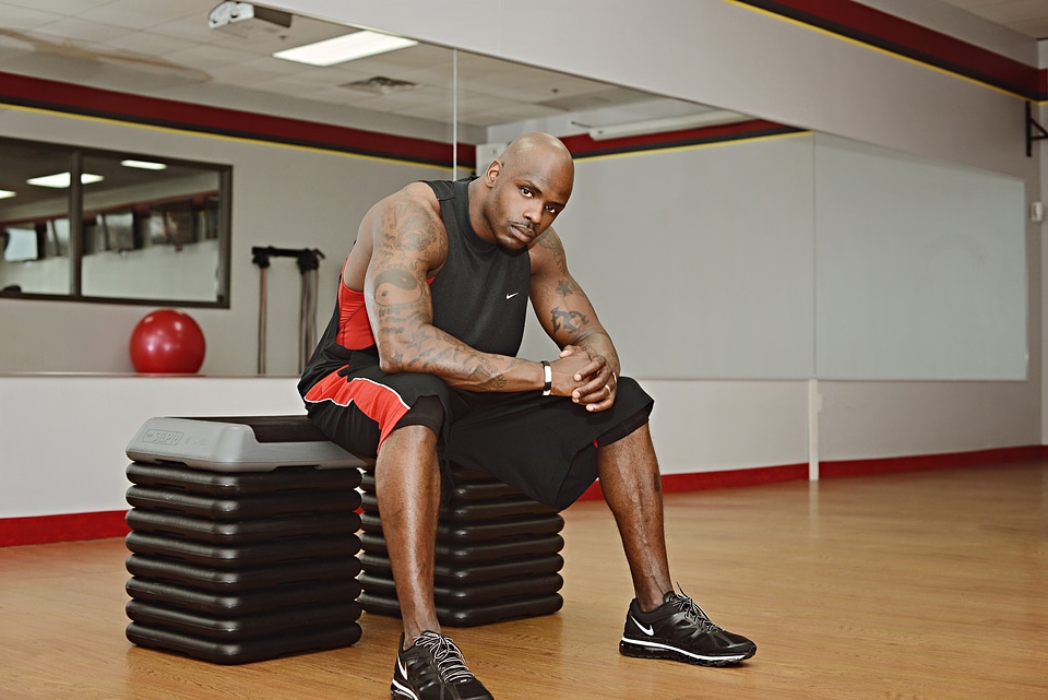Exercise fitness training fitness man
