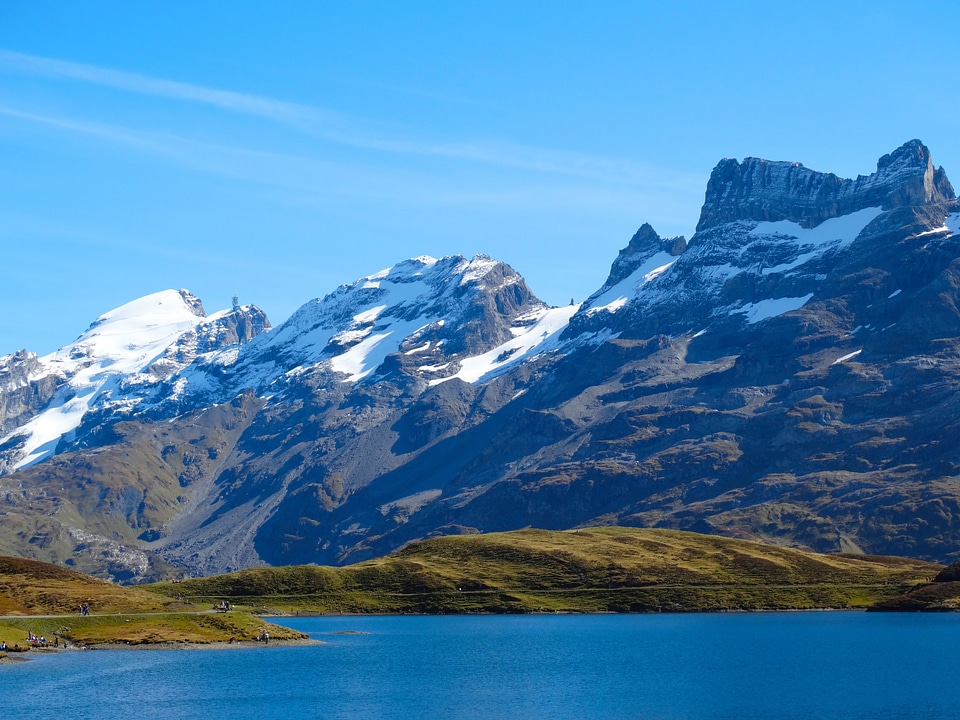 Alpine alpine lake switzerland