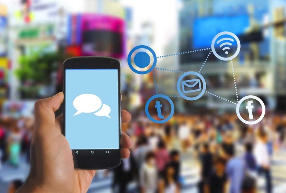 Phone button communication cellular technology