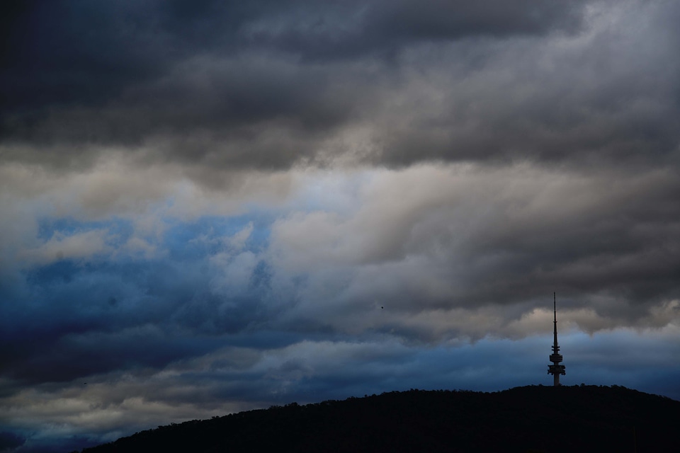 Bad weather clouds australia