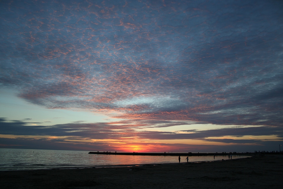 Sunset clouds weather