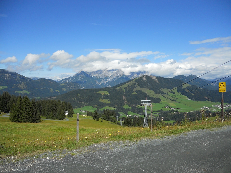 Tyrol mountains hiking