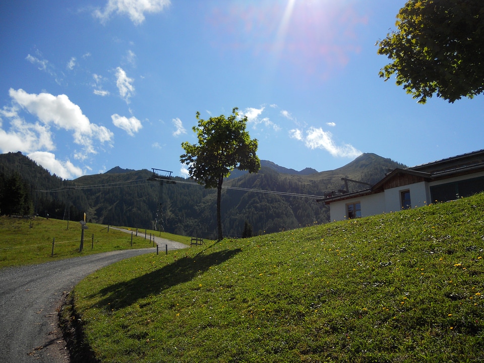 Tyrol mountains hiking