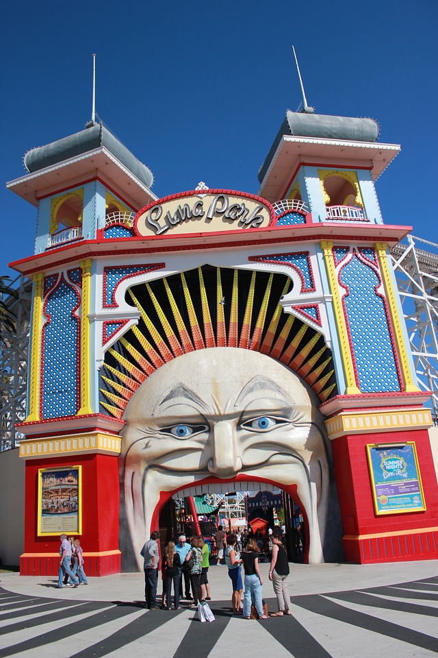 Entrance park carnival
