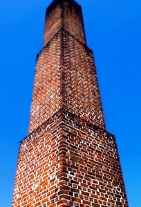 Bricks clinker smokestack photo