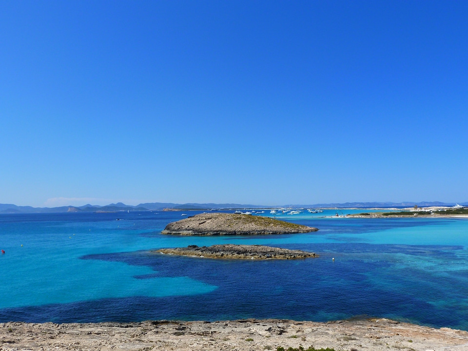 Summer blue sea nature