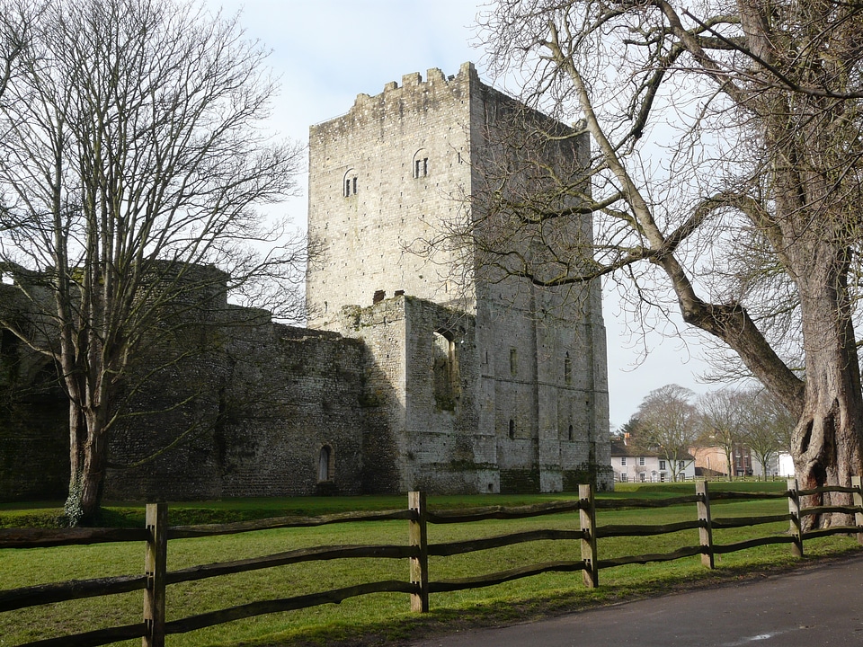 Ruins middle ages fortress