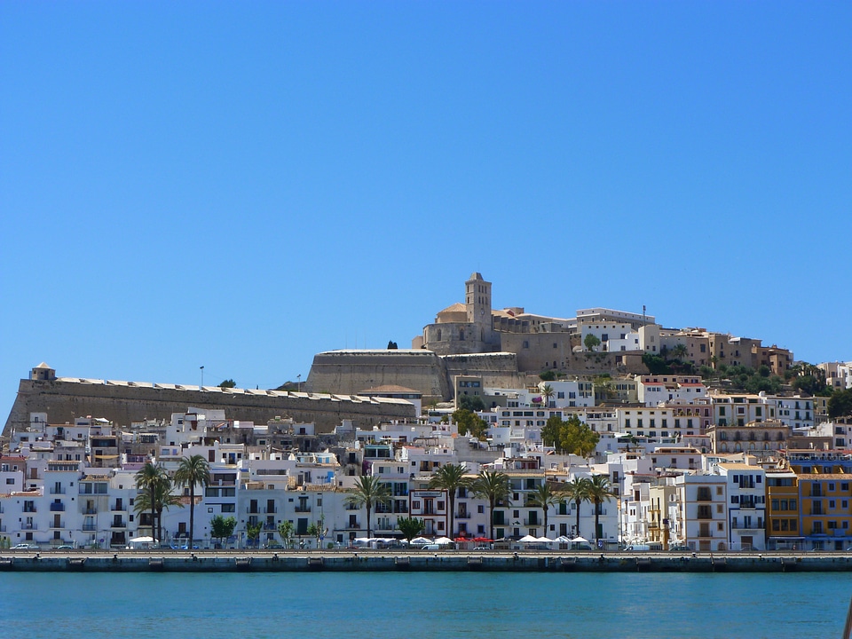Balearic islands summer landscape