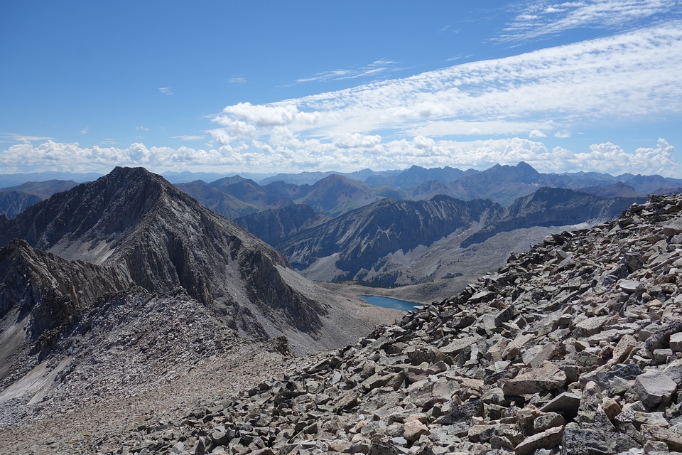Landscape scenery peak