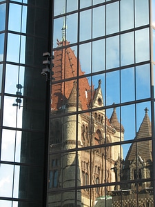 Mirroring reflections city