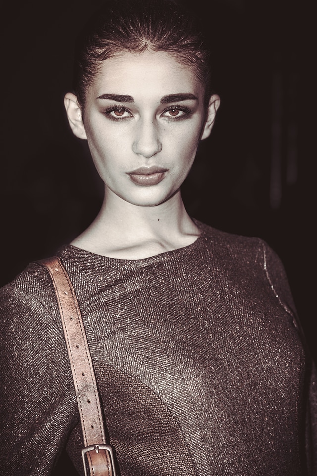 Jacket dark background beauty