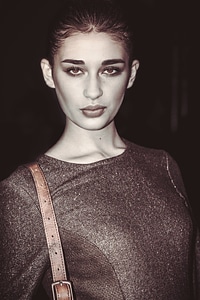 Jacket dark background beauty