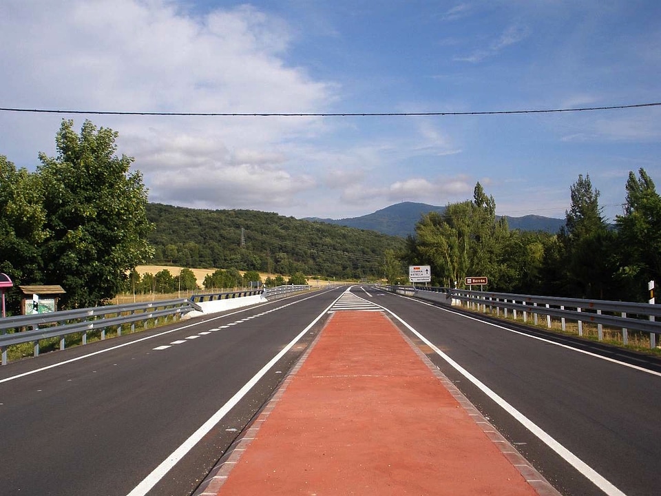 Highway scenic mountains