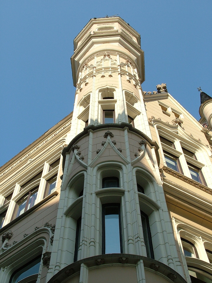 Latvia riga old town building