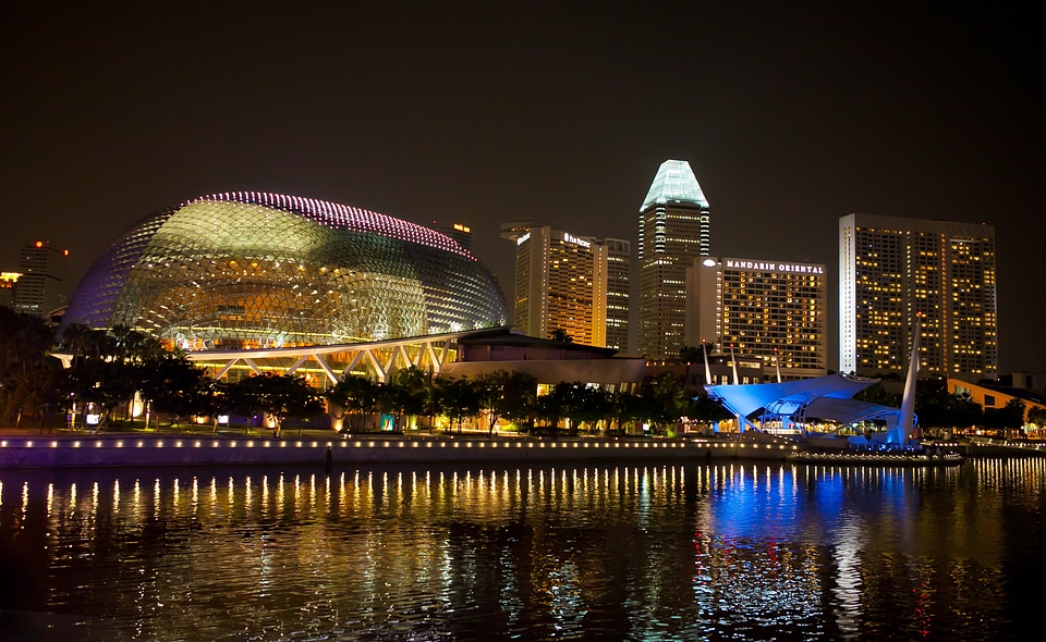 Sea city building