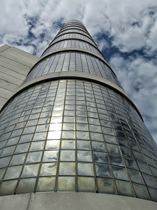 Sky mirrors reflection