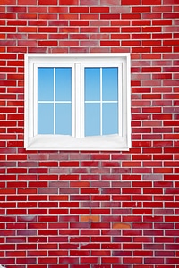 Red Brick Wall with Window
