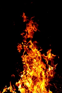 Fire on Black photo