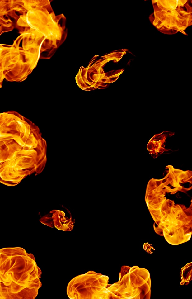 Fire Balls Background