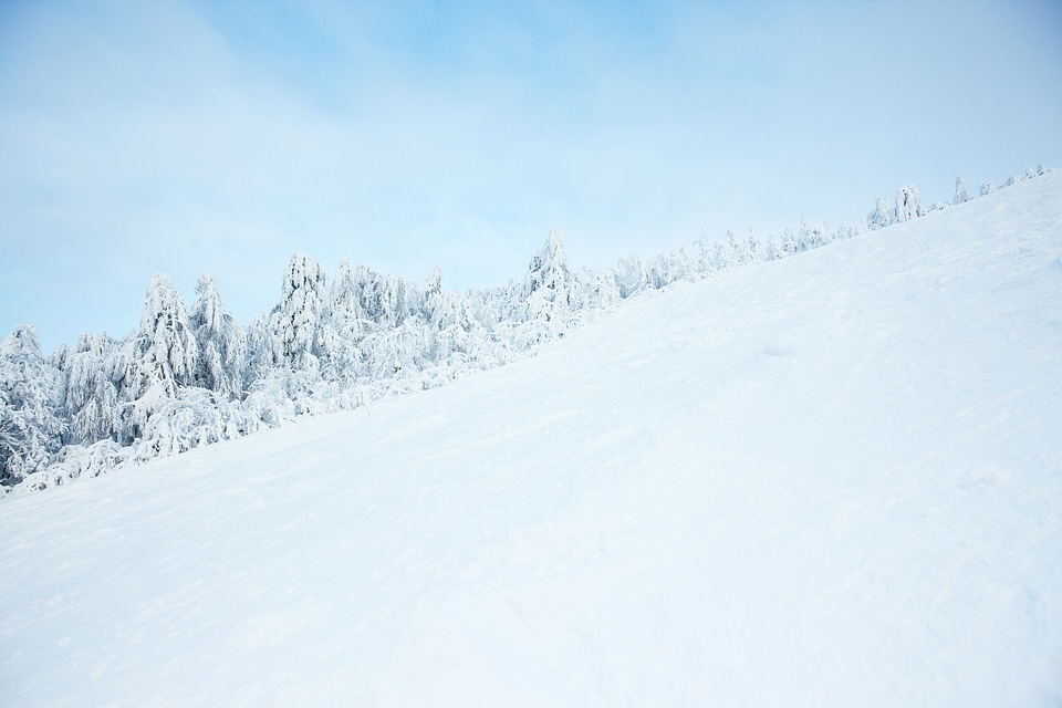 winter ski mountain