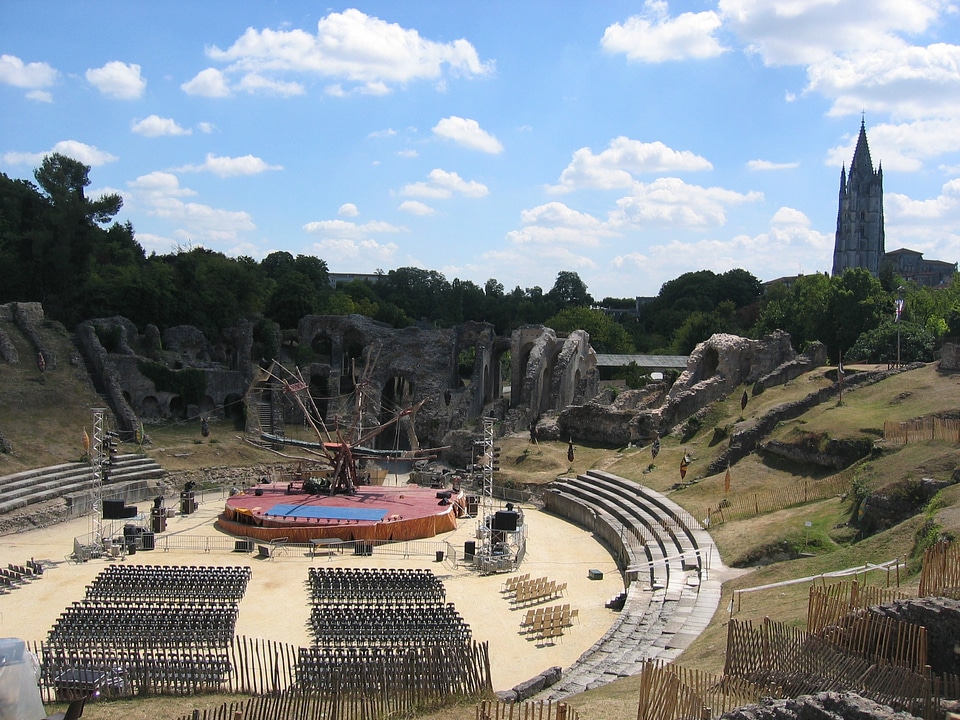 Stage open air theatre summer stage