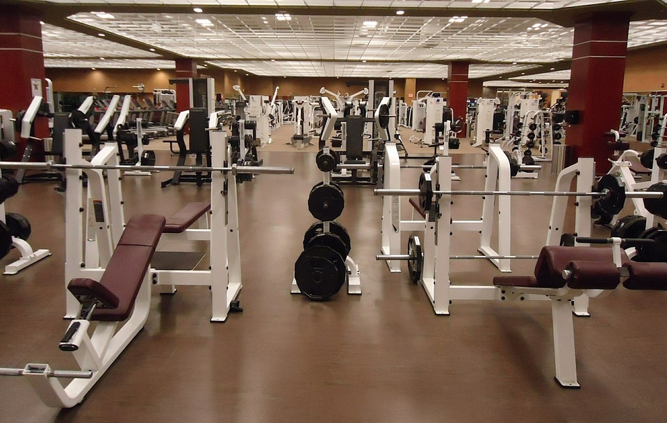 Lifting weights gym gymnasium