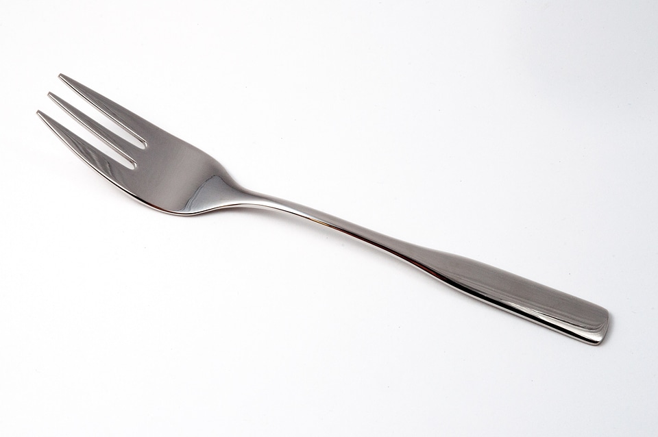 Metal cutlery small fork