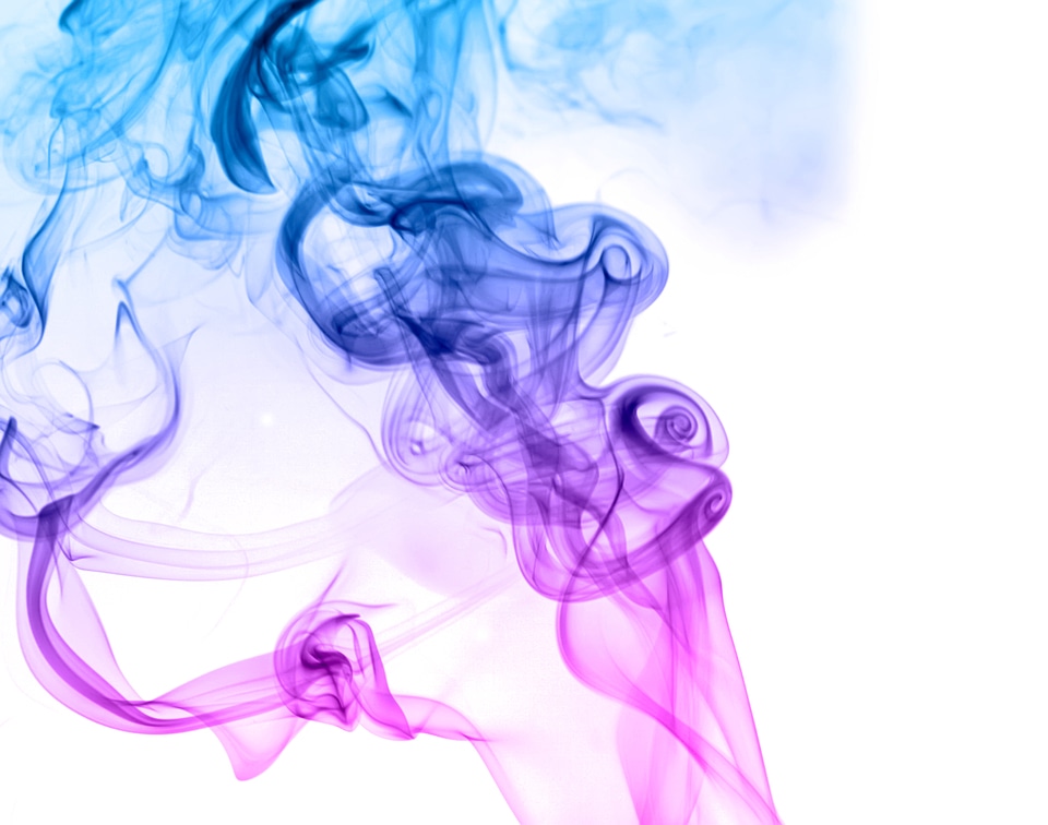 Blue and Violet Smoke Background