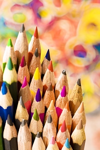 Multicolor pencils photo