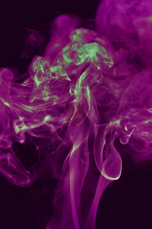 Purple abstract smoke background photo