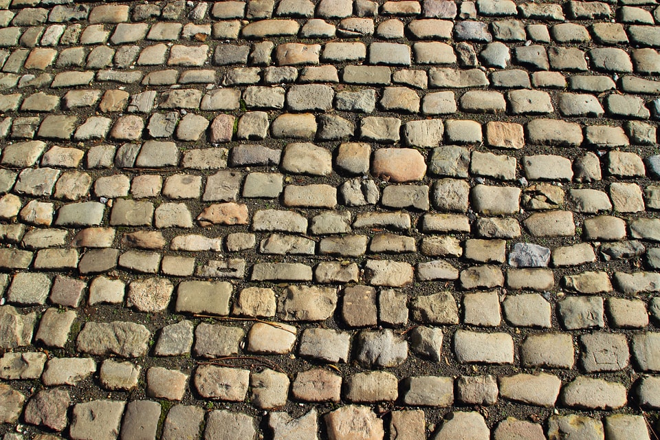 Paving stones stones ground