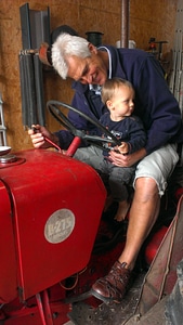 Grandfather child grandson
