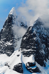 Ice bergs scenery landscape