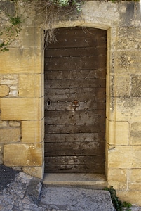 Doorway entrance wood photo
