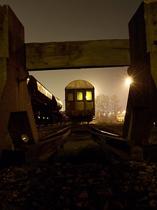 Train wagon night photo
