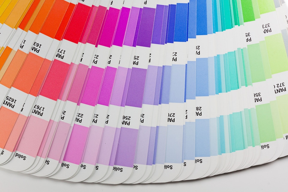 Concentrated pigments selection