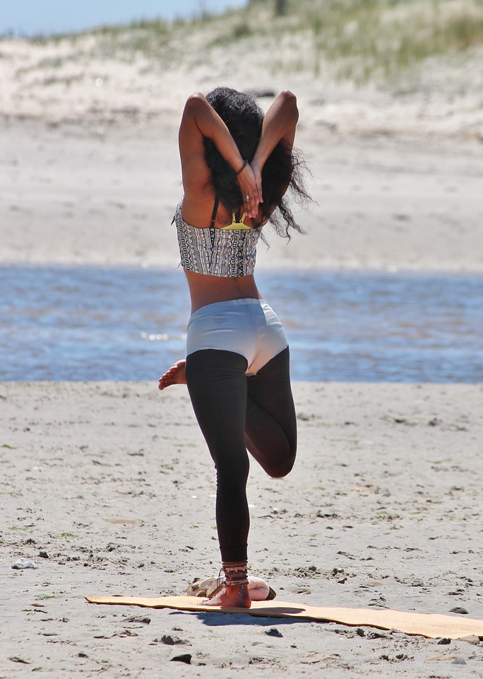 Woman beautiful sporty