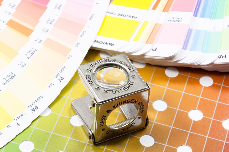 Pantone printing inks concentrated