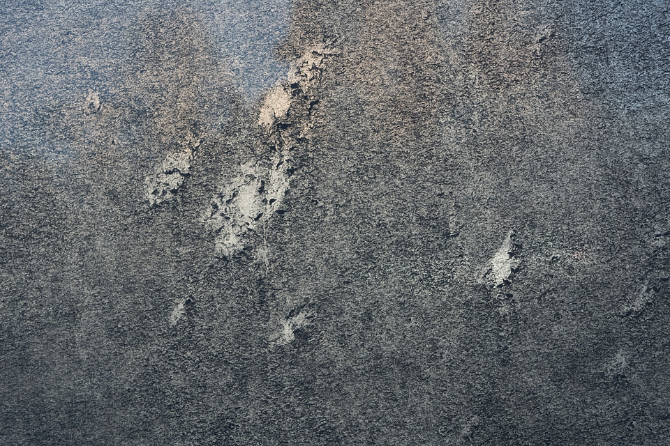Dirt on Plexiglass