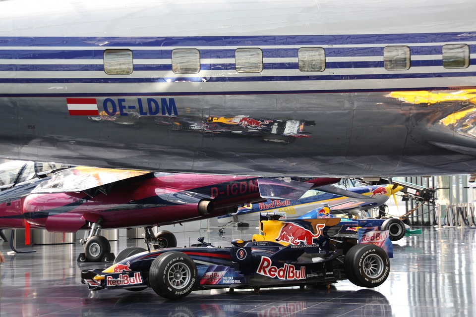Red bull formula 1 racing car