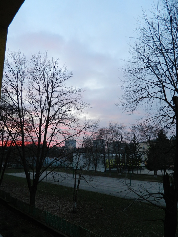 Sunset Window View