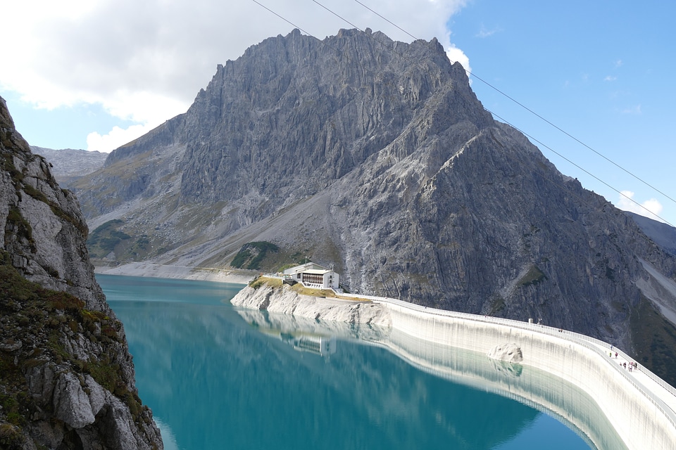 Energy generation mountains lake
