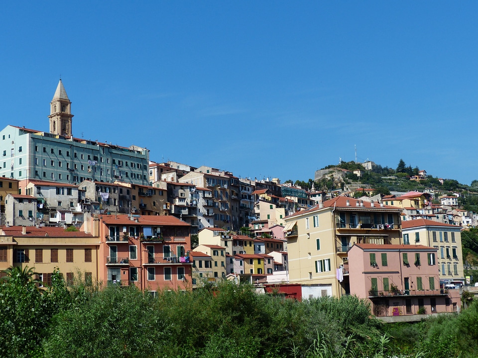 Houses city north italy