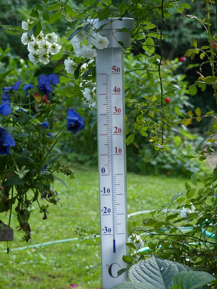 Aussentempteratur air temperature scale