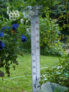Aussentempteratur air temperature scale photo
