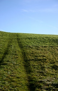 Hill meadow field photo